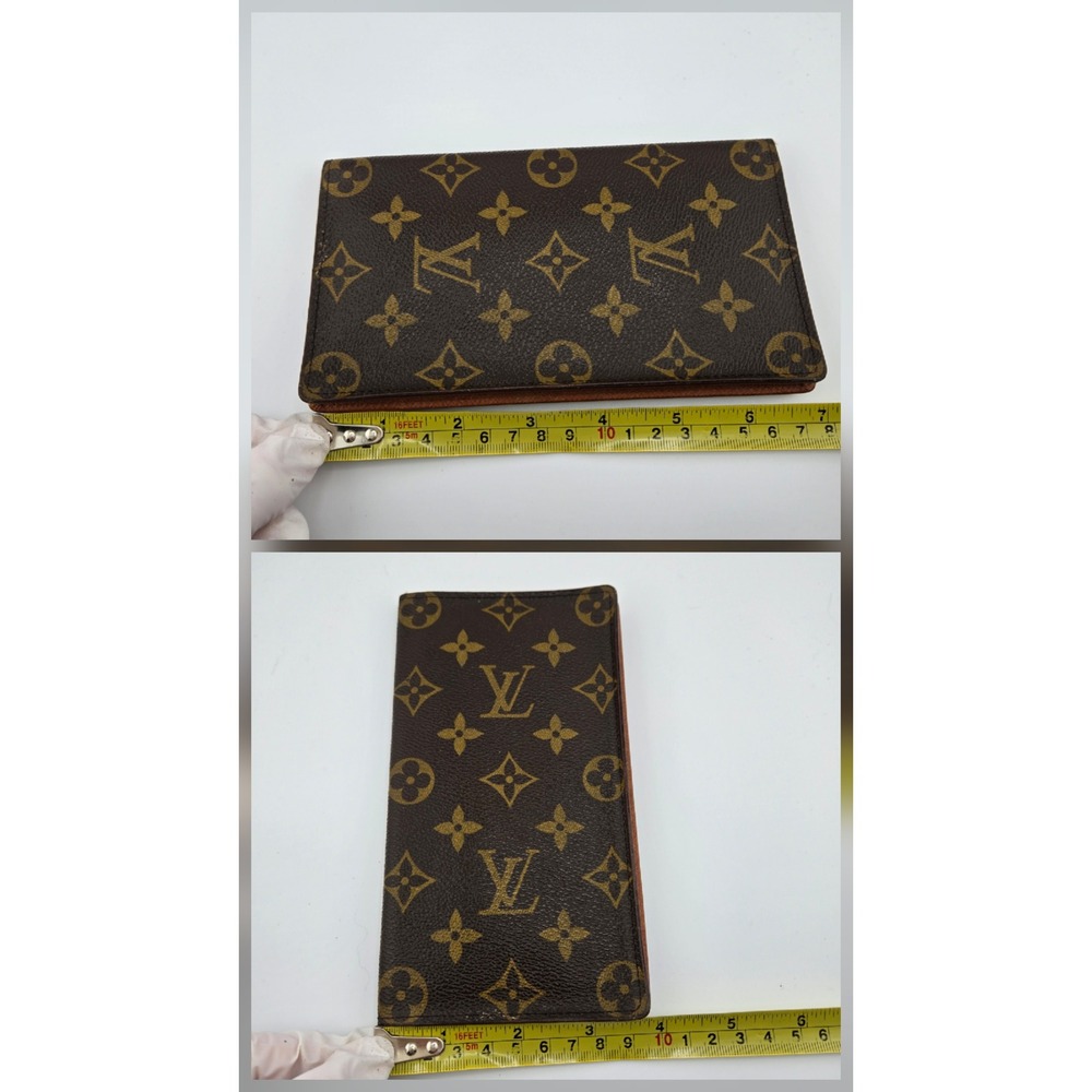 Louis Vuitton Monogram Porte Valeurs Cartes Credit Long Wallet CT1905 Brown - Picture 8 of 8